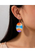 Hand Painted Wooden Earrings